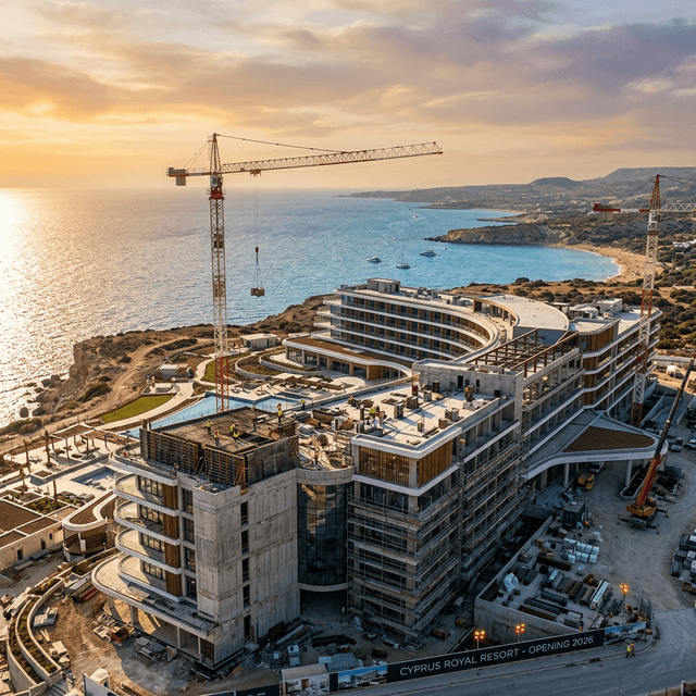 Hospitality construction site
